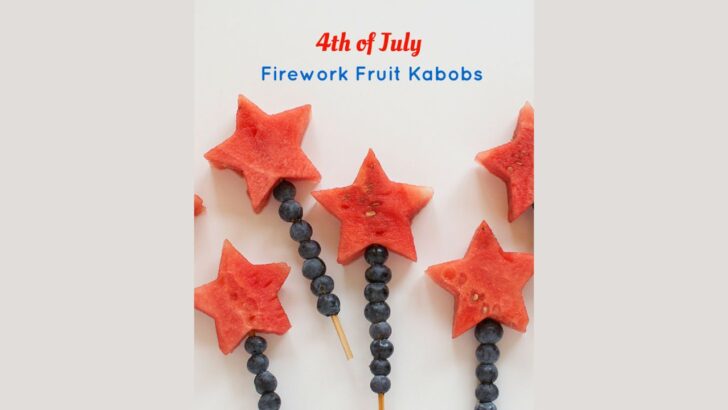 4th of July Fruit Kabobs
