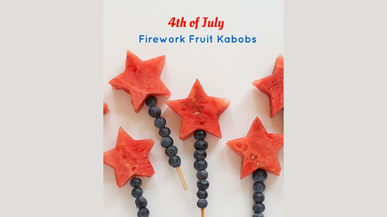 4th of July Fruit Kabobs - The Baby Bump Diaries