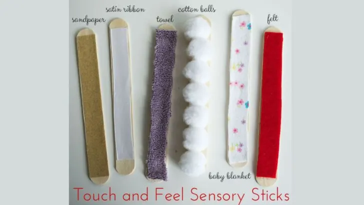 Touch and Feel Sensory Sticks