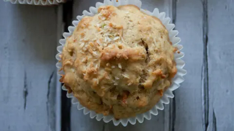Healthy Carrot Zucchini Apple Muffins