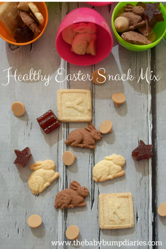 Healthy toddler snack mix for Easter