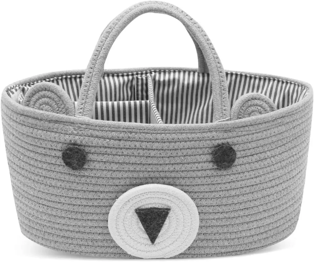 rope diaper caddy