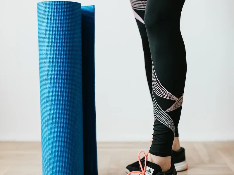 woman in a gym