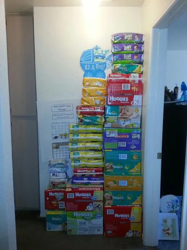 diaper raffle haul